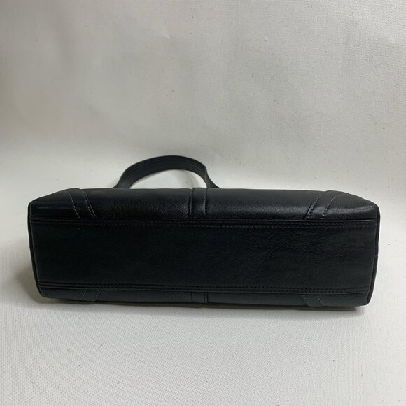 Vintage Coach Black Leather Baguette - Picture 7 of 8